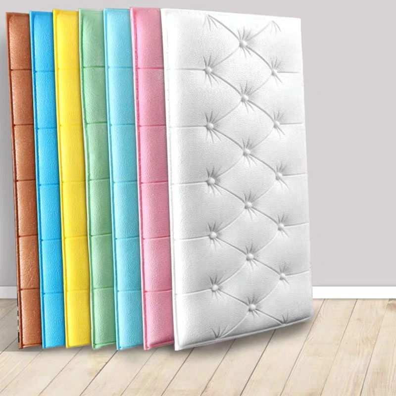 3D Bedside Wall Surround Tatami Soft Package Anti-collision Wall Sticker Thickened Self-adhesive For Bathroom Decor Bedroom Deco
3D Bedside Wall Surround Tatami Soft Package Anti-collision Wall Sticker Thickened Self-adhesive For Bathroom Decor Bedroom Deco