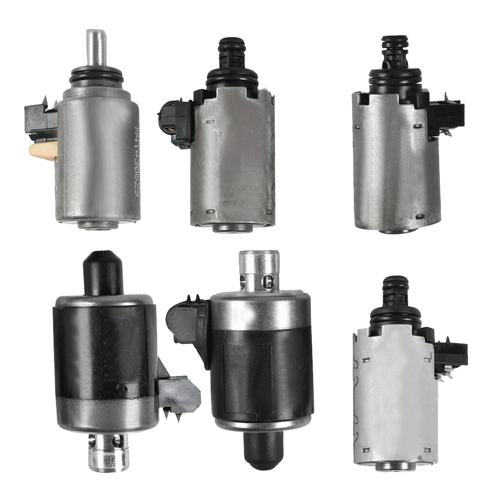 722.6 5-Speed Automatic Transmission Solenoid Set 6 Pcs for 1994-05 Mercedes Benz C E S ML CL Transmission A1402770398
722.6 5-Speed Automatic Transmission Solenoid Set 6 Pcs for 1994-05 Mercedes Benz C E S ML CL Transmission A1402770398