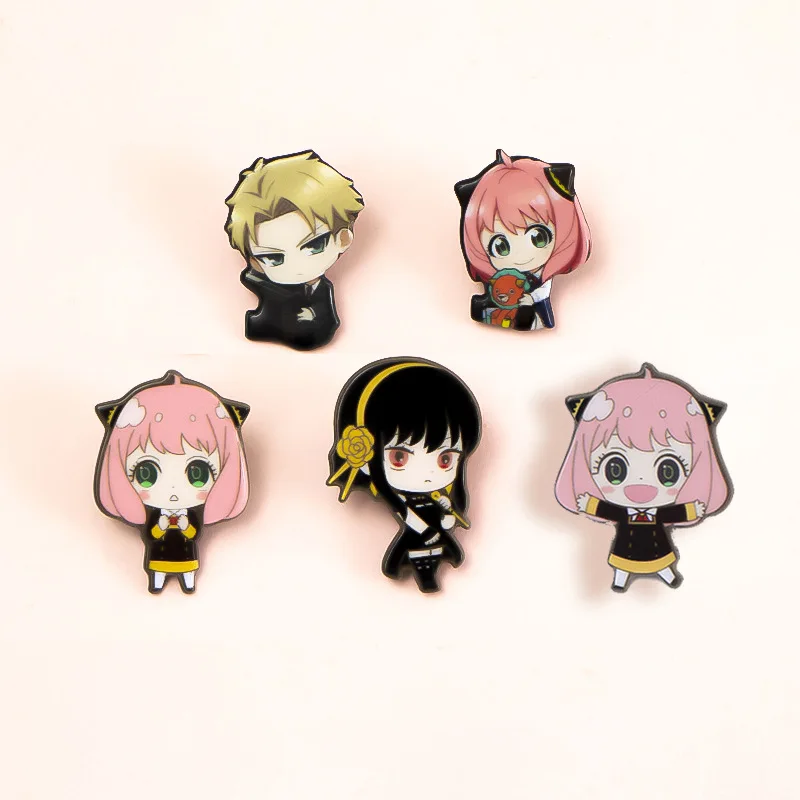 Anime SPY×FAMILY Spy Play House Cute Cartoon Brooch Japanese Fashion Soft Enamel Pins
Anime SPY×FAMILY Spy Play House Cute Cartoon Brooch Japanese Fashion Soft Enamel Pins