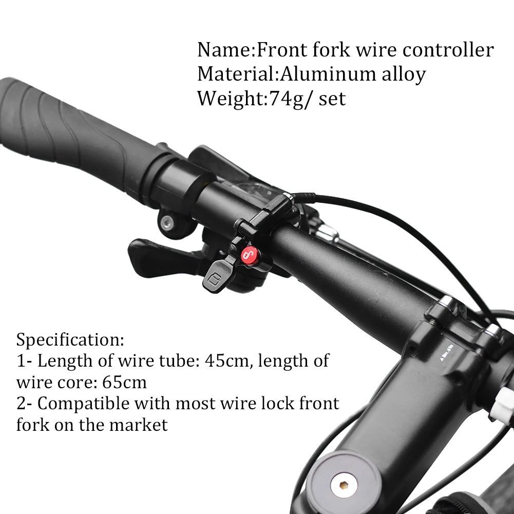 MTB Bike Remote Lockout Lever Front Fork Wire Control Switch Suspension Fork Locking Controller For 22.2mm Handlebar Bike Parts
MTB Bike Remote Lockout Lever Front Fork Wire Control Switch Suspension Fork Locking Controller For 22.2mm Handlebar Bike Parts