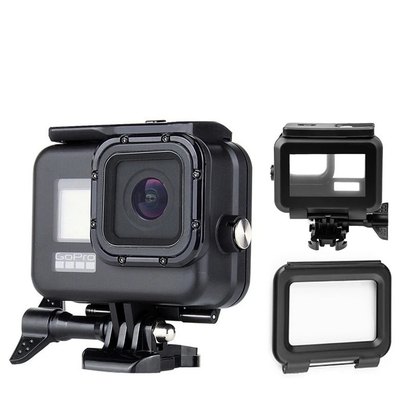 

Suitable For GoPro Hero 9 10 Black Camera Accessories Waterproof Case 50M Underwater Touch Door Diving Housing Mount Shell