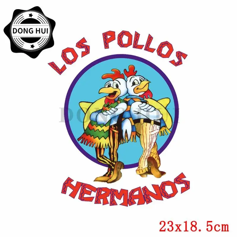 

Наклейка на автомобиль модная курица Brothers (Los Pollos Hermanos), окно, мотоцикл, багажник, шлем, ноутбук, скейтборд, кружка, наклейка из ПВХ