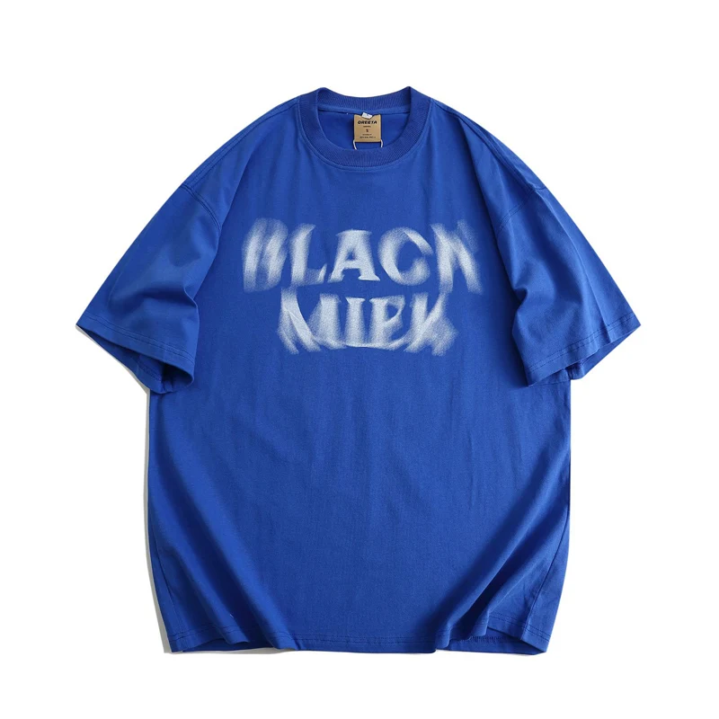2023 Summer New Klein Blue T-shirt Letter Blurred Printing Street Wear Casual Loose Fashion Men's and Women's T-shirt
2023 Summer New Klein Blue T-shirt Letter Blurred Printing Street Wear Casual Loose Fashion Men's and Women's T-shirt