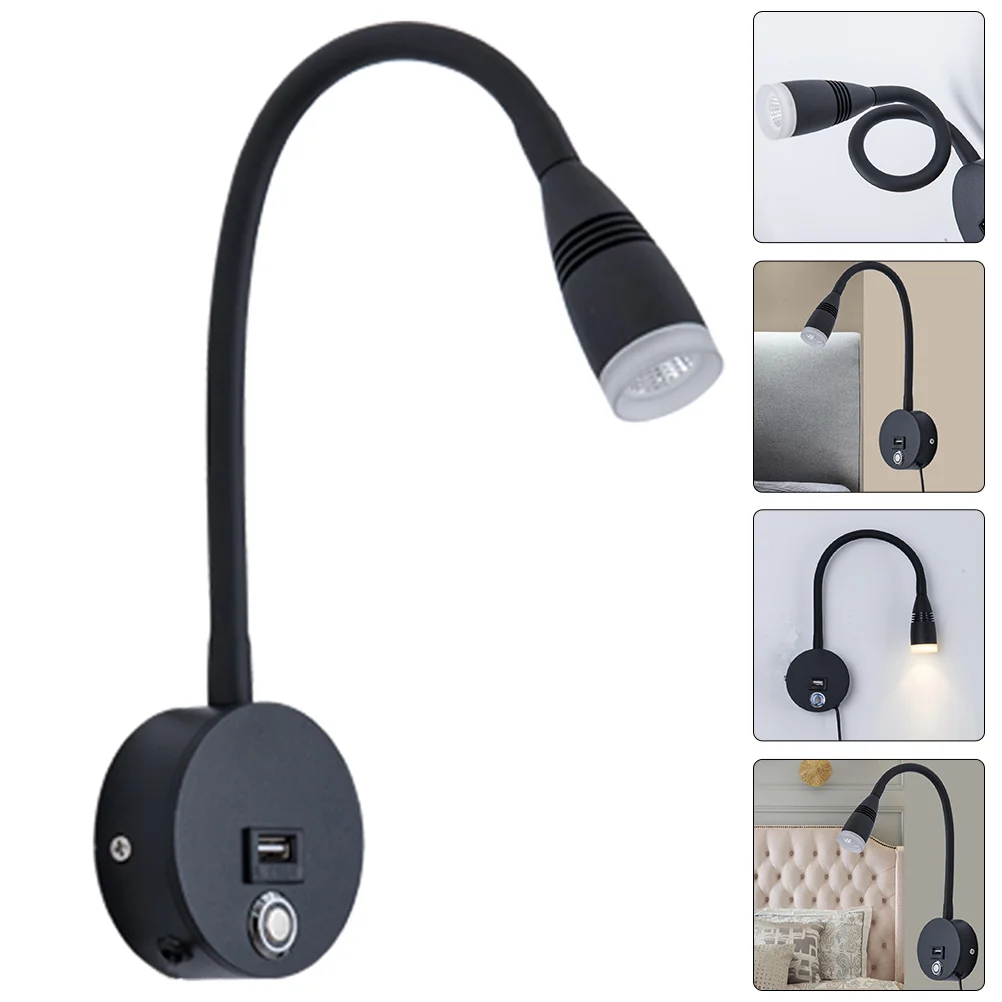 Indoor Wall Light Bedside Lamp Book Reading Stepless Dimming Lights Bedroom Abs Mounted Headboard
Indoor Wall Light Bedside Lamp Book Reading Stepless Dimming Lights Bedroom Abs Mounted Headboard