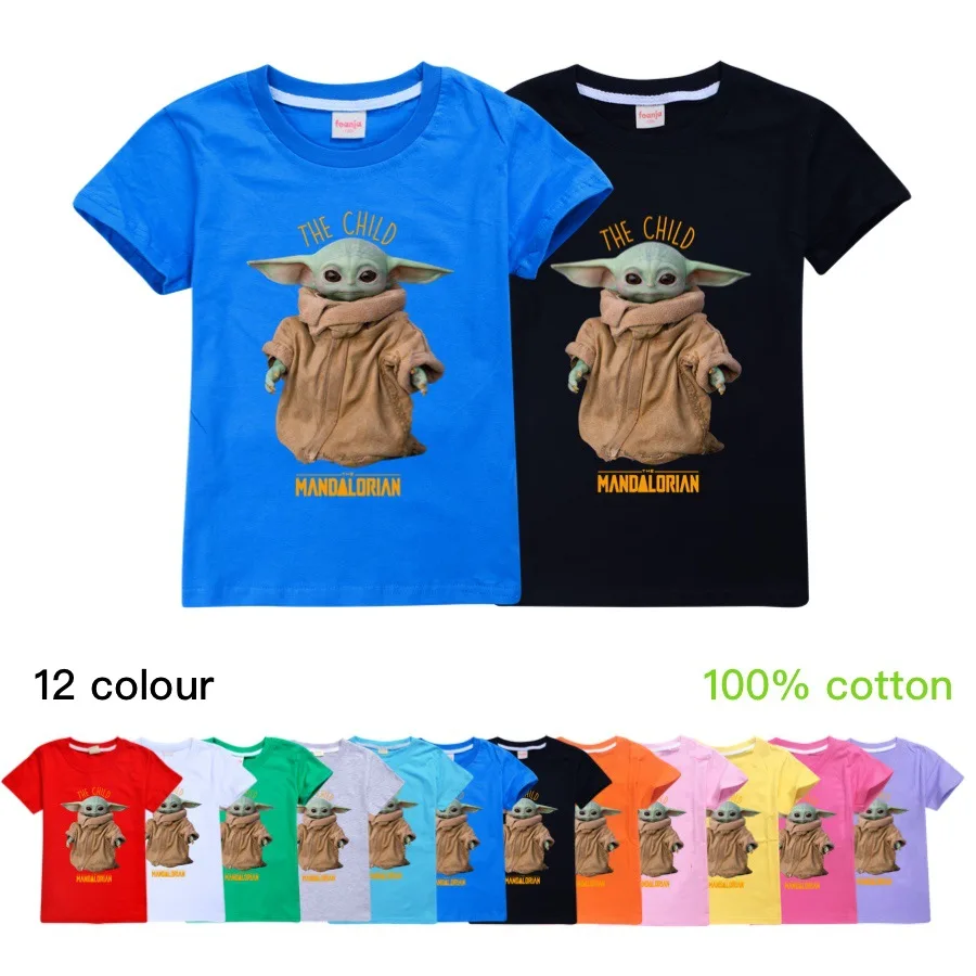 2022 New Disney Summer Baby Yoda Fashion Cartoon Printed Cotton Refreshing Boys and Girls Short-Sleeved T-Shirt
2022 New Disney Summer Baby Yoda Fashion Cartoon Printed Cotton Refreshing Boys and Girls Short-Sleeved T-Shirt