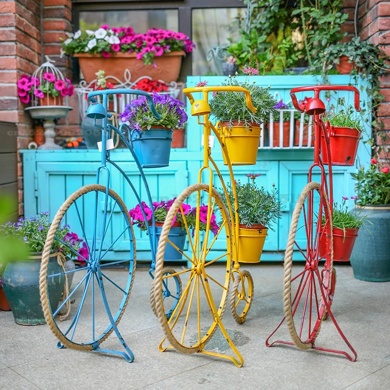 Creative Bicycle Flower Racks Green Plant Pot Bracket Retro Iron Garden Ornaments European Style Window Decorations
Creative Bicycle Flower Racks Green Plant Pot Bracket Retro Iron Garden Ornaments European Style Window Decorations