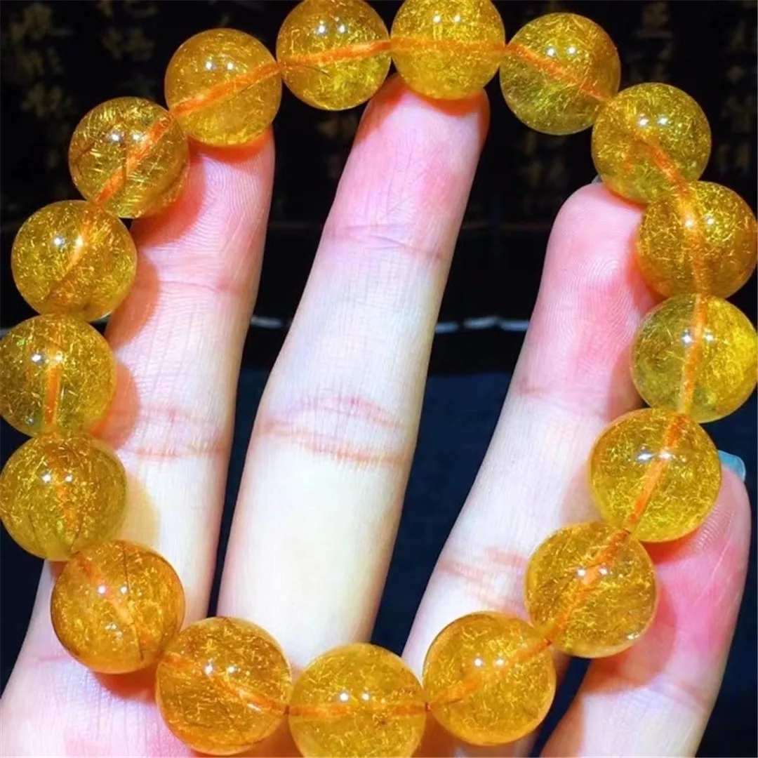 12mm Natural Yellow Super Seven Melody Lepidocrocite Rutilated Quartz Bracelet For Woman Men Crystal Beads Jewelry Strands AAAAA
12mm Natural Yellow Super Seven Melody Lepidocrocite Rutilated Quartz Bracelet For Woman Men Crystal Beads Jewelry Strands AAAAA