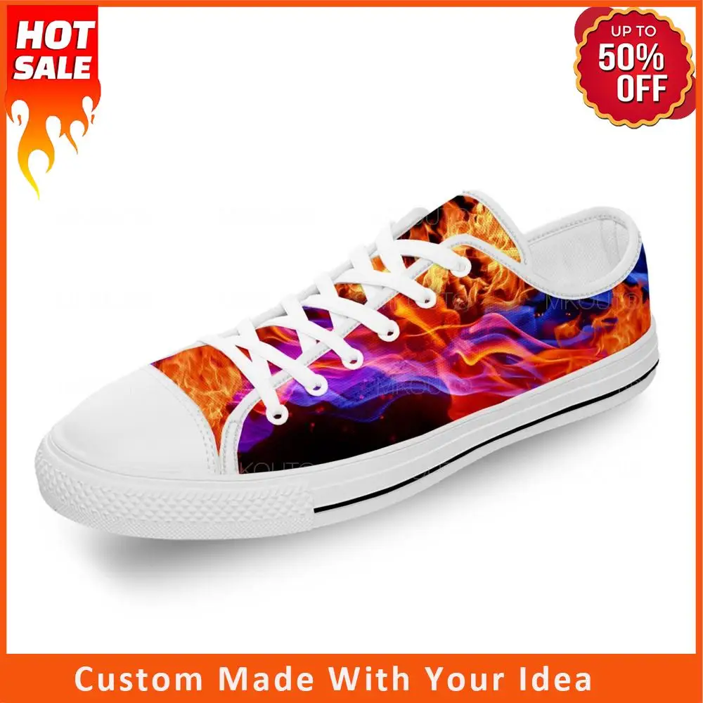 Anime Cartoon Flaming Flame Fire White Cloth Fashion 3D Print Low Top Canvas Shoes Men Women Lightweight Breathable Sneakers 
Anime Cartoon Flaming Flame Fire White Cloth Fashion 3D Print Low Top Canvas Shoes Men Women Lightweight Breathable Sneakers