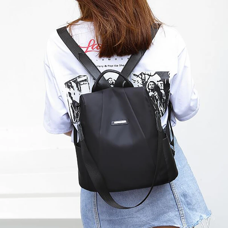 Women Anti-theft Backpack Waterproof Fabric Large Female Shoulder Bag Large Capacity Simple Style Casual Mochila Travel
Women Anti-theft Backpack Waterproof Fabric Large Female Shoulder Bag Large Capacity Simple Style Casual Mochila Travel