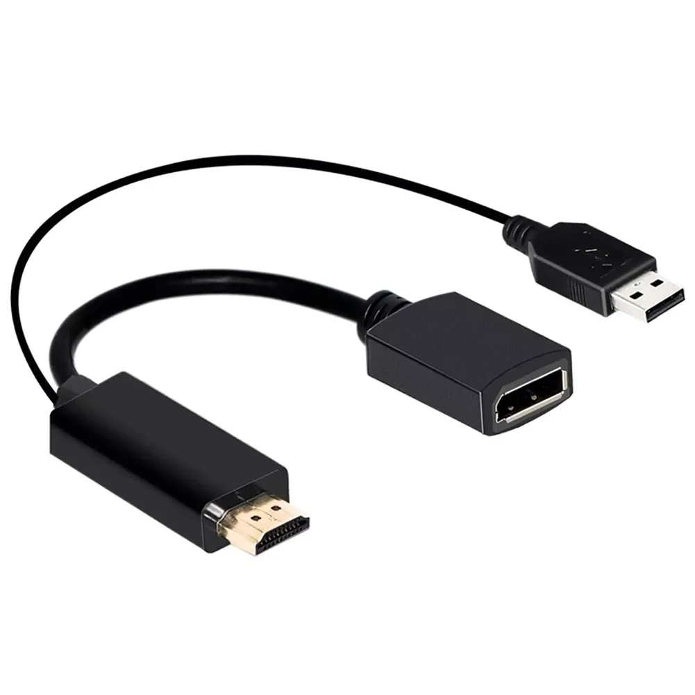 Office Active PC Cable Black Connector Accessories 4K 30HZ for To DisplayPort Converter USB 2.0 Powered Laptop Desktop
Office Active PC Cable Black Connector Accessories 4K 30HZ for To DisplayPort Converter USB 2.0 Powered Laptop Desktop