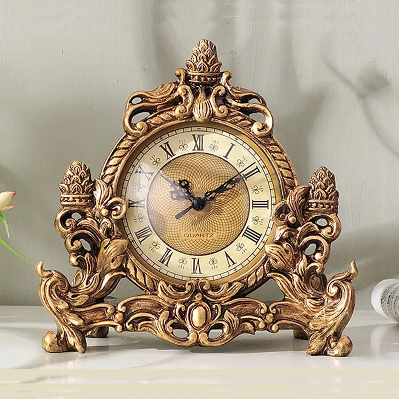 EUROPEAN RETRO TABLE CLOCK CREATIVE LIVING ROOM RESIN DESK CLOCK DECORATION BEDROOM STUDY DESKTOP CLOCK HOME DECOR CRAFTS GIFT
EUROPEAN RETRO TABLE CLOCK CREATIVE LIVING ROOM RESIN DESK CLOCK DECORATION BEDROOM STUDY DESKTOP CLOCK HOME DECOR CRAFTS GIFT