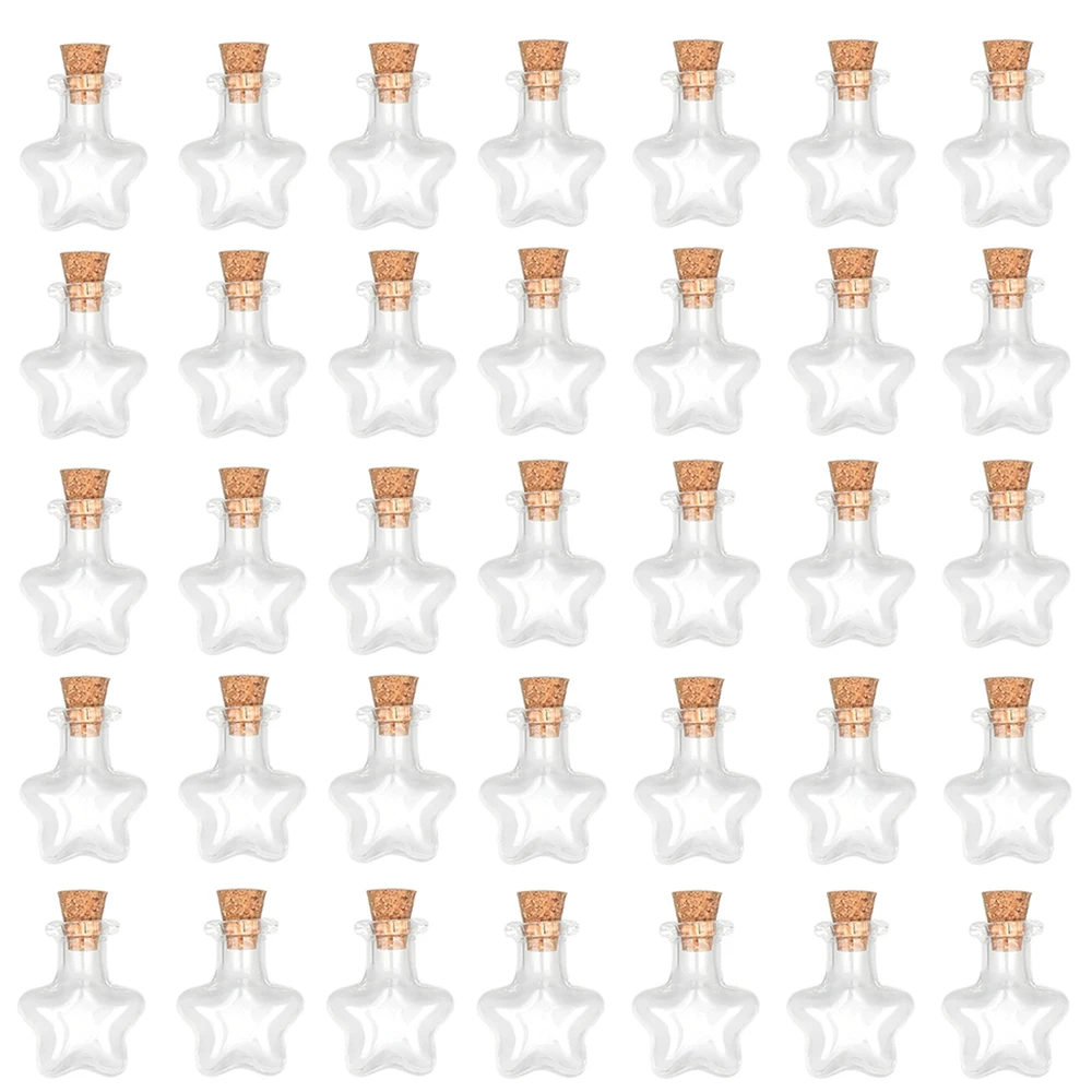 Мини стеклянные бутылочки звездной формы
Мини стеклянные бутылочки звездной формы