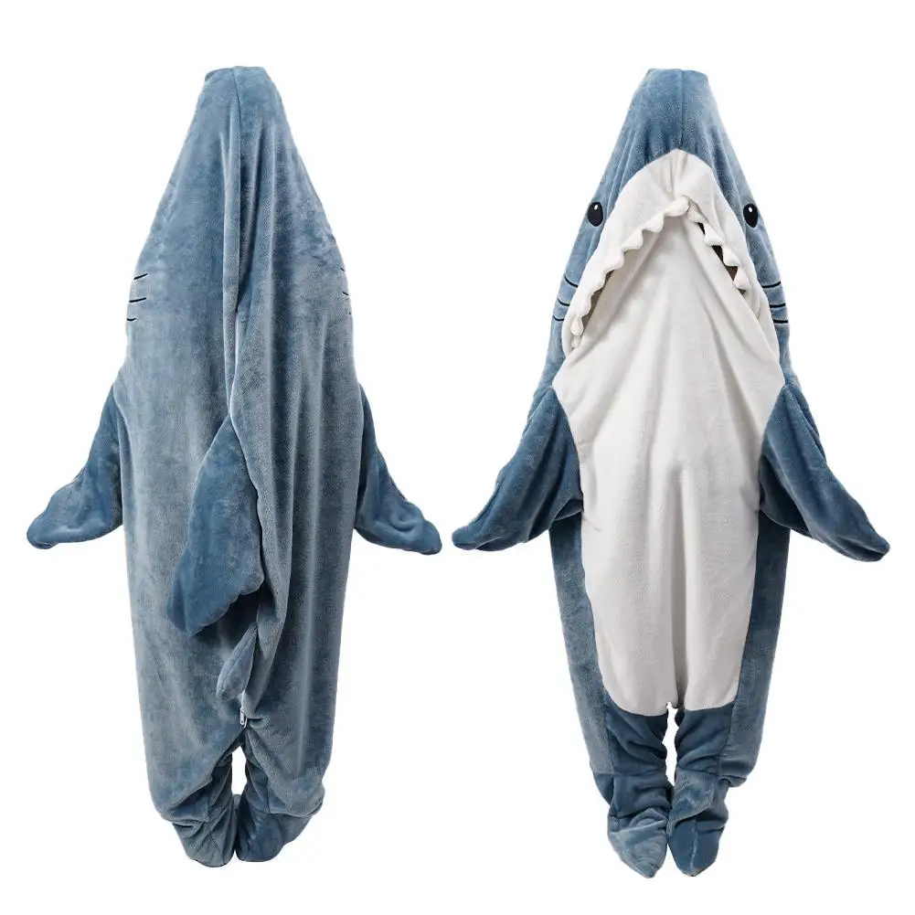 Shark Blanket Flannel Pajamas Wearable Blanket Hoodie Ultra Soft Flannel & Fleece Bed Shark Plush Tail Sleeping Bag For Warming
Shark Blanket Flannel Pajamas Wearable Blanket Hoodie Ultra Soft Flannel & Fleece Bed Shark Plush Tail Sleeping Bag For Warming
