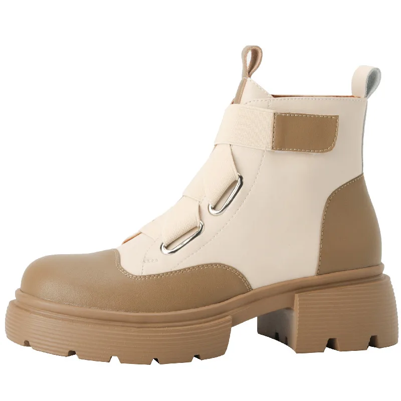 Dilalula New Arrival Women Ankle Boots Autumn Winter Fashion Mixed Colors Genuine Leather Thick Heels Shoes Woman Outdoor Casual
Dilalula New Arrival Women Ankle Boots Autumn Winter Fashion Mixed Colors Genuine Leather Thick Heels Shoes Woman Outdoor Casual