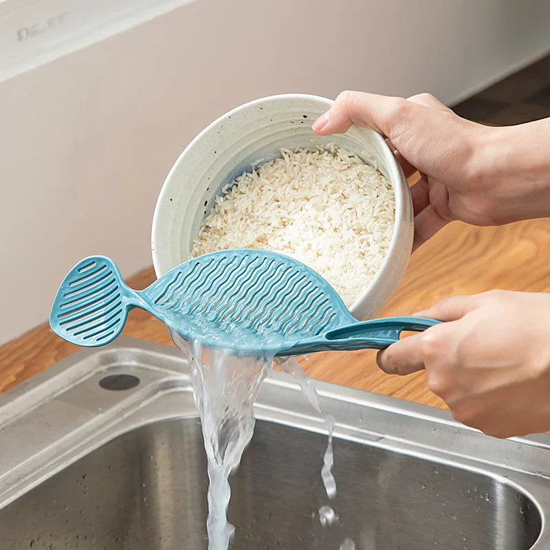Fashion Plastic Wash Rice Colander Strainer Drain Sieve Plastic Super Practical Creative Kitchen Accessories
Fashion Plastic Wash Rice Colander Strainer Drain Sieve Plastic Super Practical Creative Kitchen Accessories
