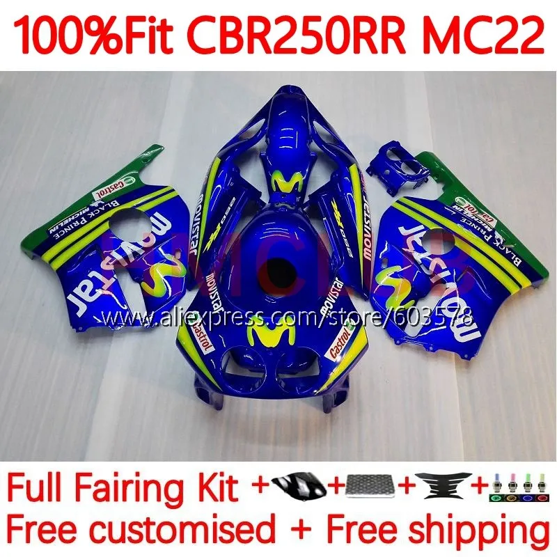 Injection For HONDA CBR250RR CBR 250 250RR MC22 CBR250 RR 90 91 92 93 94 1995 1996 1997 1998 1999 Fairing 128No.4 blue glossy
Injection For HONDA CBR250RR CBR 250 250RR MC22 CBR250 RR 90 91 92 93 94 1995 1996 1997 1998 1999 Fairing 128No.4 blue glossy