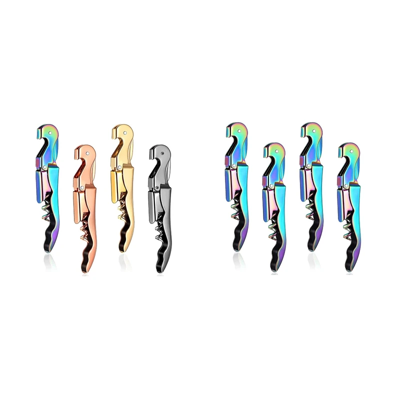 4-Piece Waiter Corkscrew Corkscrew Double Hinge Corkscrew Wine Corkscrew And Foil Cutter
4-Piece Waiter Corkscrew Corkscrew Double Hinge Corkscrew Wine Corkscrew And Foil Cutter