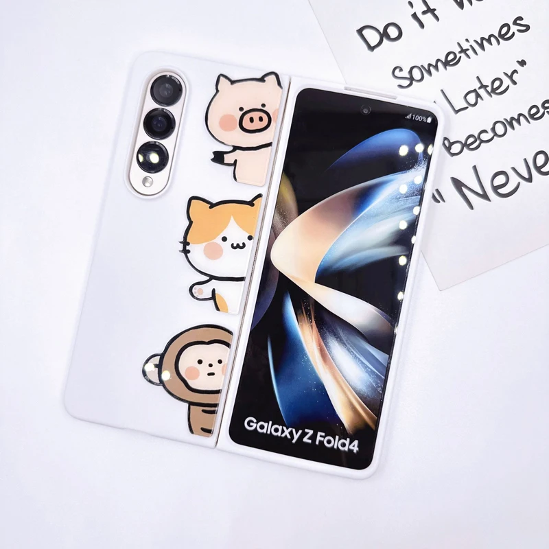 Funda Case for Samsung Galaxy Z Fold4 Z Fold3 Three Animal Patch Shockproof Protetcion Mobile Phone Case Cover Z Fold4
Funda Case for Samsung Galaxy Z Fold4 Z Fold3 Three Animal Patch Shockproof Protetcion Mobile Phone Case Cover Z Fold4