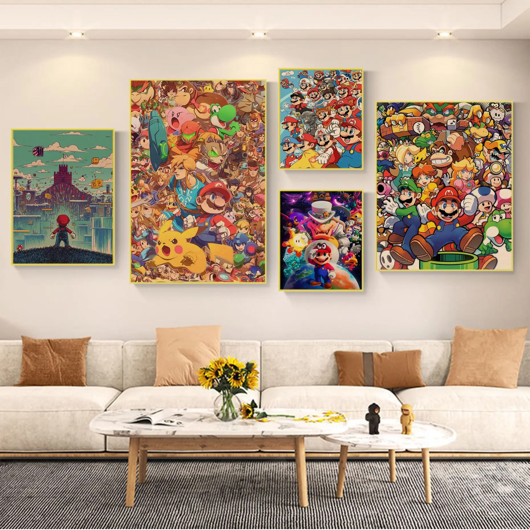 BANDAI Mario DIY poster Kraft Paper Vintage Poster Wall Art Painting Study Home decor
BANDAI Mario DIY poster Kraft Paper Vintage Poster Wall Art Painting Study Home decor