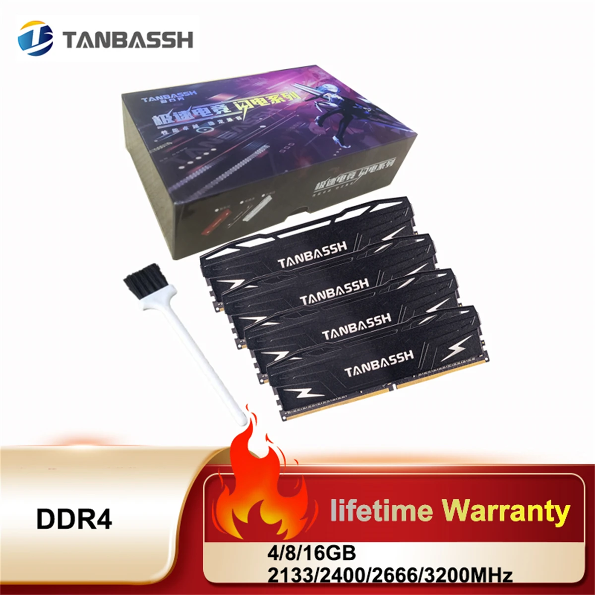 TANBASSH 1set Black Radiater DDR4 8GB 4GB 16GB 2133 2400 2666 3200MHz PC Heat Sink Memory DIMM RAM For Intel AMD All Motherboard
TANBASSH 1set Black Radiater DDR4 8GB 4GB 16GB 2133 2400 2666 3200MHz PC Heat Sink Memory DIMM RAM For Intel AMD All Motherboard