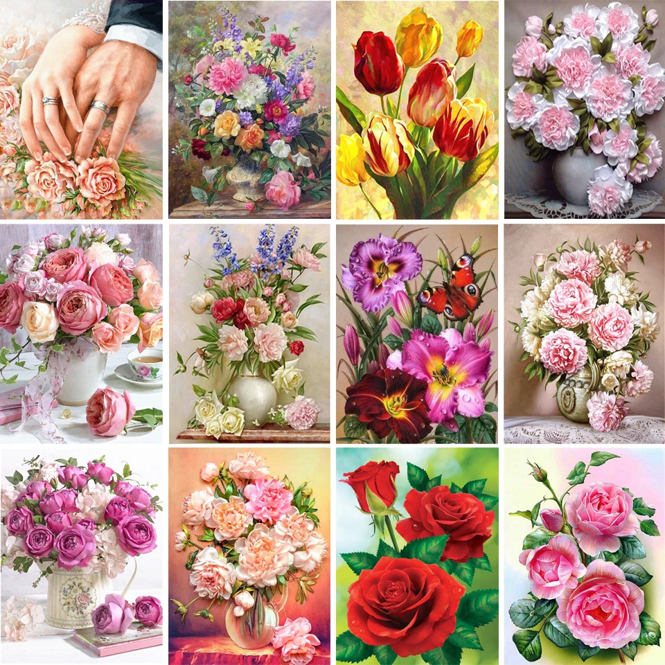 5D DIY Diamond Painting Flower Rhinestone Picture Diamond Embroidery Vase Rose Mosaic Art Cross Stitch Kit Home Decoration Gift
5D DIY Diamond Painting Flower Rhinestone Picture Diamond Embroidery Vase Rose Mosaic Art Cross Stitch Kit Home Decoration Gift