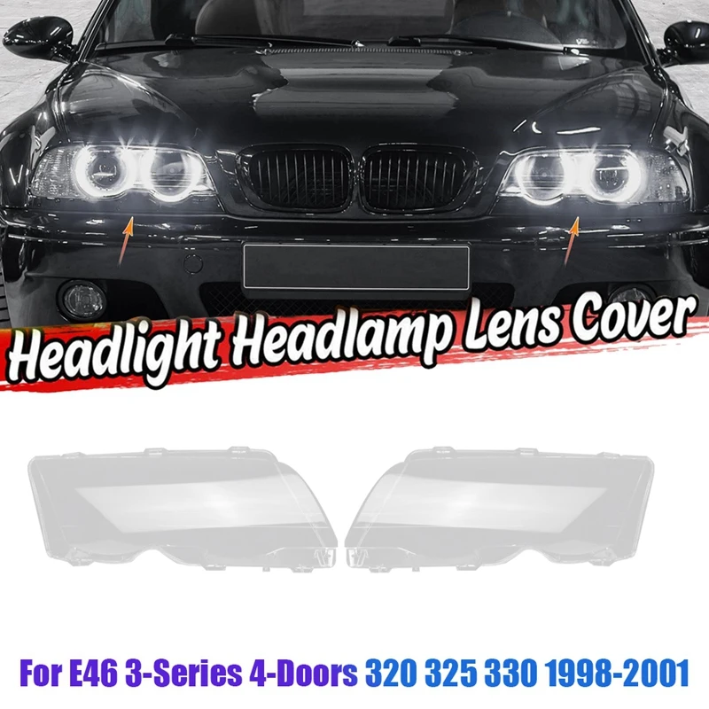 1 пара для BMW E46 3-Series 4-Door 320 325 330 1998-2001 Автомобильная передсветильник РА крышка объектива лампа затенение объектива передсветильник РА оболочка
1 пара для BMW E46 3-Series 4-Door 320 325 330 1998-2001 Автомобильная передсветильник РА крышка объектива лампа затенение объектива передсветильник РА оболочка