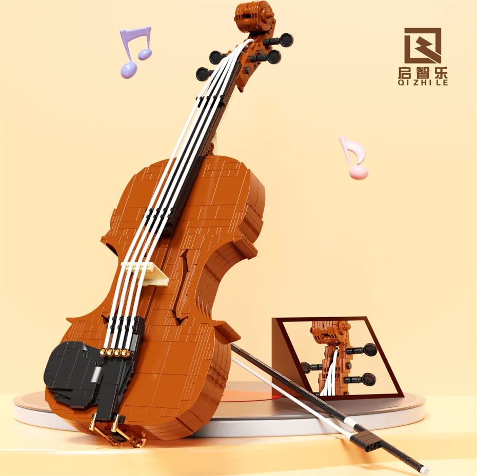 Creative Expert Ideas Classic Instrument Building Toys Sets Violin Collection Building Blocks MOC Bricks Kids Christmas Gifts
Creative Expert Ideas Classic Instrument Building Toys Sets Violin Collection Building Blocks MOC Bricks Kids Christmas Gifts