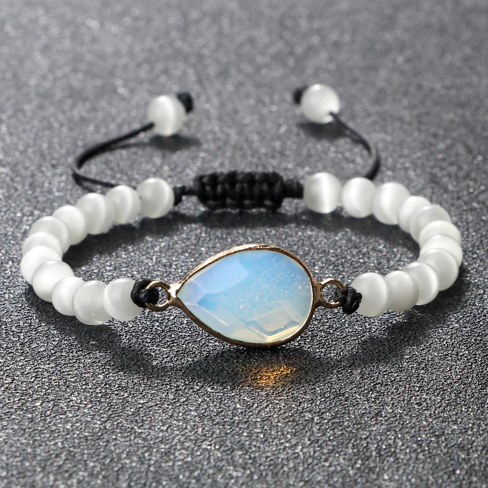White Crystal Quartz Natural Stone Beads Bracelets Reiki Healing Charm Braided Bracelets for Women Yoga Energy Jewelry 6mm/8mm
White Crystal Quartz Natural Stone Beads Bracelets Reiki Healing Charm Braided Bracelets for Women Yoga Energy Jewelry 6mm/8mm