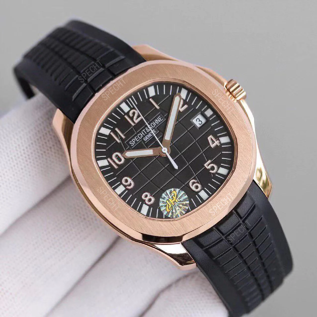 Fashion Casual 40mm Rose Gold Pilot Automatic Mechanical Miyota 8215 Luminous Hand Calendar Sapphire Glass Rubber Men's Watches
Fashion Casual 40mm Rose Gold Pilot Automatic Mechanical Miyota 8215 Luminous Hand Calendar Sapphire Glass Rubber Men's Watches