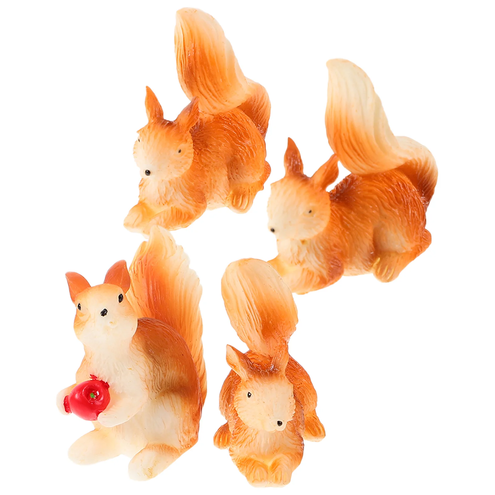 4pcs Miniature Squirrel Figurines Character Toys Moss Landscape Ornaments for DIY Terrarium Crafts Pots
4pcs Miniature Squirrel Figurines Character Toys Moss Landscape Ornaments for DIY Terrarium Crafts Pots