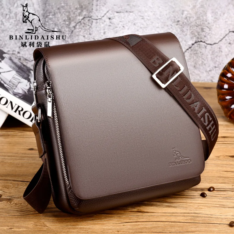 Мужской портфель через плечо из высококачественной искусственной кожи, вместительный Модный деловой чемоданчик для мужчин
Мужской портфель через плечо из высококачественной искусственной кожи, вместительный Модный деловой чемоданчик для мужчин