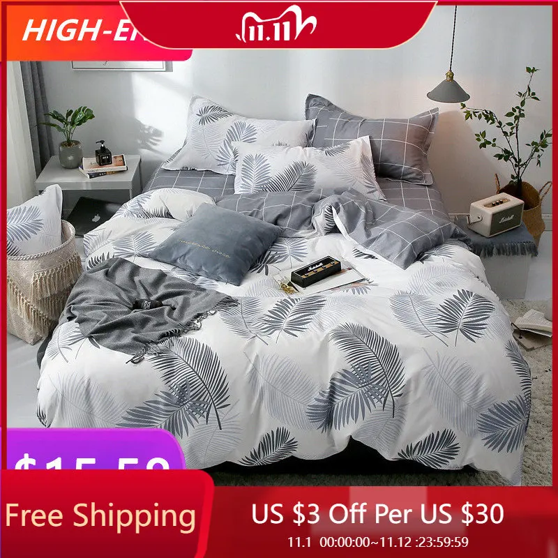 4Pcs Adult Duvet Cover Set with Bed Sheet Pillowcases Modern Euro Bed Linen Double King Size Bedding Set for Bedroom Multi Size
4Pcs Adult Duvet Cover Set with Bed Sheet Pillowcases Modern Euro Bed Linen Double King Size Bedding Set for Bedroom Multi Size