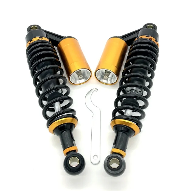 Hot Selling Universal 320mm Motorcycles Suspension Parts Shock Absorber Motorcycle Accessories
Hot Selling Universal 320mm Motorcycles Suspension Parts Shock Absorber Motorcycle Accessories