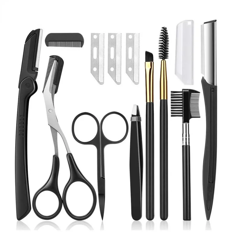 Eyebrow Trimmer Face Cosmetic Tools Grooming Including Scissors Comb Eyelash Forceps Brush Razor A Variety Of Styles Wholesale
Eyebrow Trimmer Face Cosmetic Tools Grooming Including Scissors Comb Eyelash Forceps Brush Razor A Variety Of Styles Wholesale