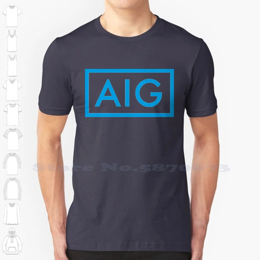 Повседневная Уличная одежда с логотипом AIG, футболка с принтом логотипа, графическая футболка из 100% хлопка
Повседневная Уличная одежда с логотипом AIG, футболка с принтом логотипа, графическая футболка из 100% хлопка