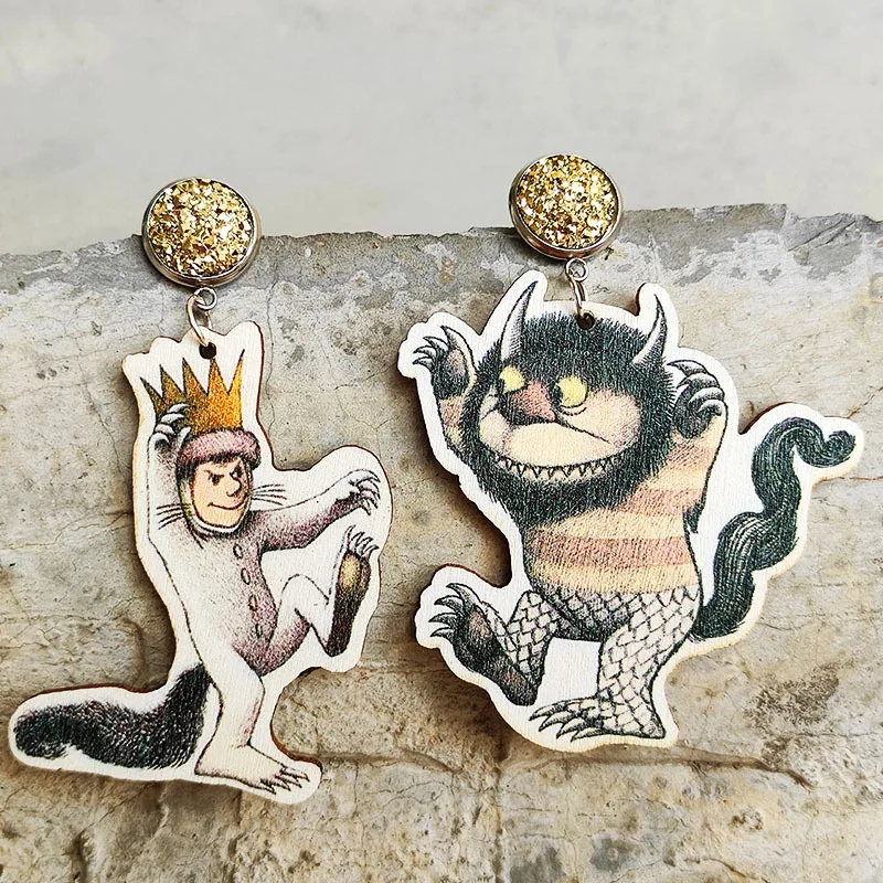 Student Teacher Earrings Crown Beast Wood Earrings Bright Gold Earrings Jewelry Hot Sale Teacher Students Gift
Student Teacher Earrings Crown Beast Wood Earrings Bright Gold Earrings Jewelry Hot Sale Teacher Students Gift