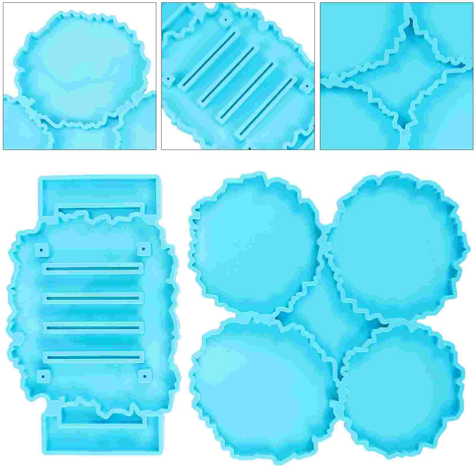 1 Set/2pcs Coaster Casting Mold and Storage Rack Mold Silicone Crystal Epoxy Mold
1 Set/2pcs Coaster Casting Mold and Storage Rack Mold Silicone Crystal Epoxy Mold