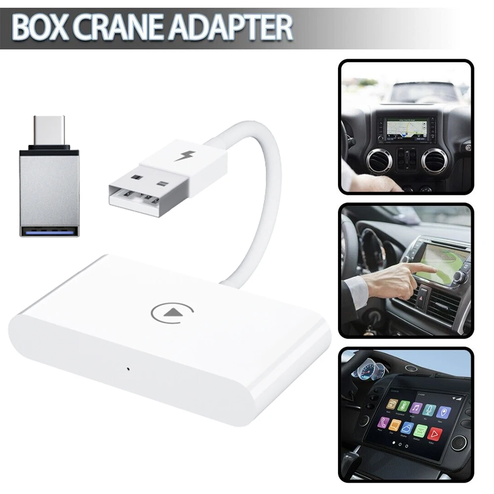 USB Wireless CarPlay Adapter Dongle Car Carplay Ai Box Bluetooth For OEM Wired Carplay Multimedia Video Android Auto Linux
USB Wireless CarPlay Adapter Dongle Car Carplay Ai Box Bluetooth For OEM Wired Carplay Multimedia Video Android Auto Linux