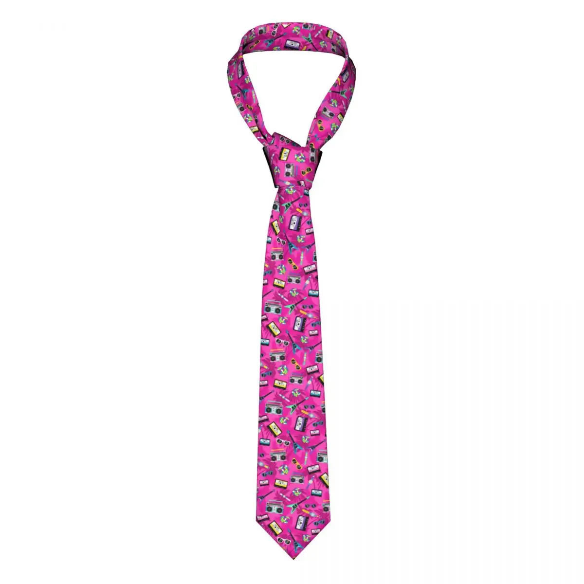 Pop Art Print Tie Neon Pink Trendy 80s 8CM Design Neck Ties Accessories Wedding For Man Blouse Cravat
Pop Art Print Tie Neon Pink Trendy 80s 8CM Design Neck Ties Accessories Wedding For Man Blouse Cravat