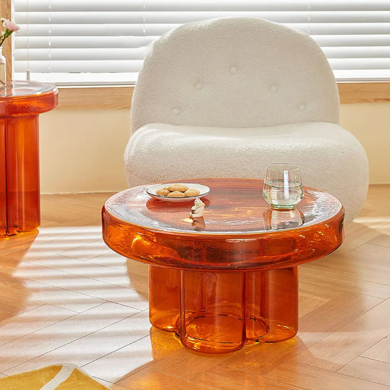 Nordic Glass Tea Tables Living Room Side Table Creative Transparent Balcony Round Table Coffee Tables Mesa Centro Home Furniture
Nordic Glass Tea Tables Living Room Side Table Creative Transparent Balcony Round Table Coffee Tables Mesa Centro Home Furniture