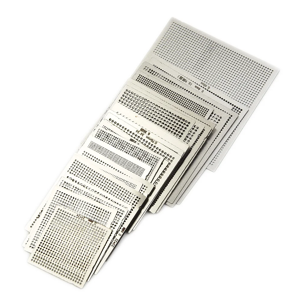 Set BGA Reballing Rework Net Universal Stencil Directly Heat Kit Replaces Rework Steel Replacement Accessories
Set BGA Reballing Rework Net Universal Stencil Directly Heat Kit Replaces Rework Steel Replacement Accessories