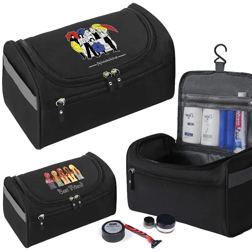 Men Travel Cosmetic Bag Functional Hanging Make Up Cases Necessaries Organizer Storage Pouch Makeup Wash Bag Friends Pattern
Men Travel Cosmetic Bag Functional Hanging Make Up Cases Necessaries Organizer Storage Pouch Makeup Wash Bag Friends Pattern