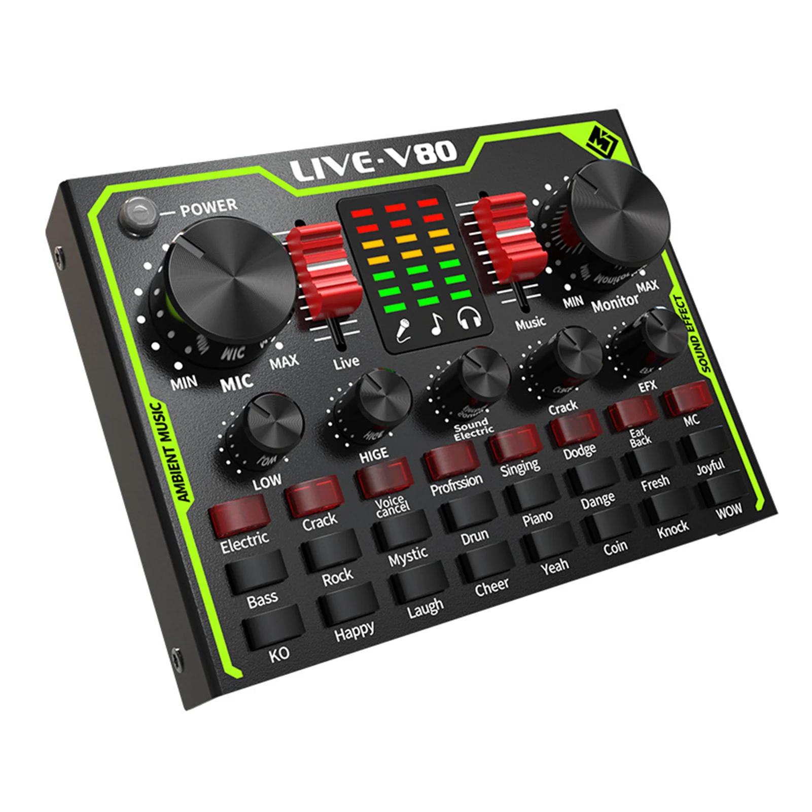 Streaming Plug And Play Broadcasting Voice Changer Multiple Effects Mixer Board Live Sound Card Audio Gift Music Recording
Streaming Plug And Play Broadcasting Voice Changer Multiple Effects Mixer Board Live Sound Card Audio Gift Music Recording