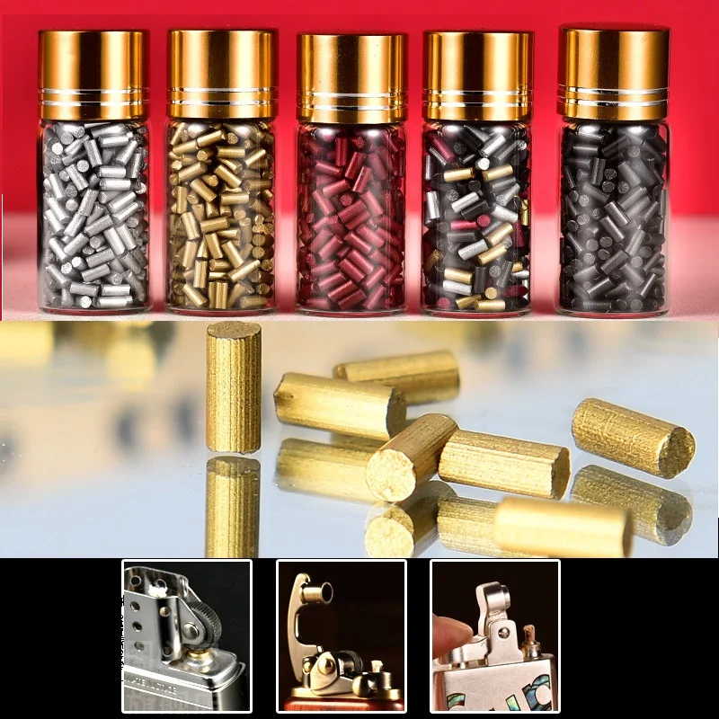 100pcs Four-color Flints Stones for Universal Clippers Petrol Fuel Lighters Smoking Accessories 
100pcs Four-color Flints Stones for Universal Clippers Petrol Fuel Lighters Smoking Accessories