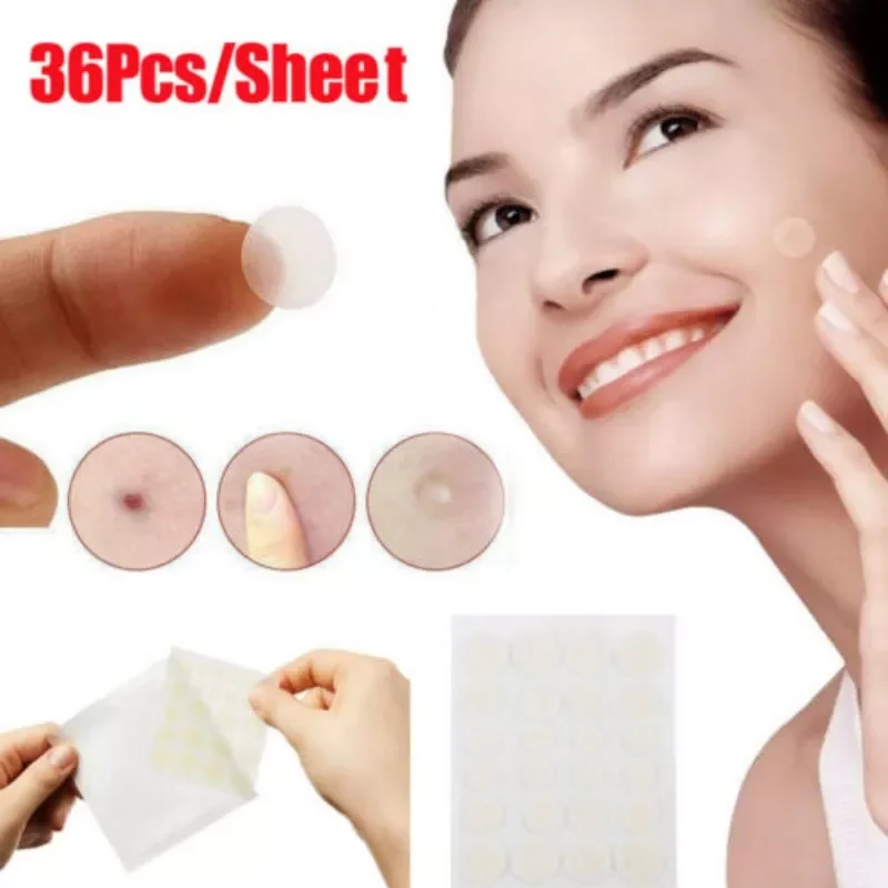 

set Hydrocolloid Acne Pimple Patch Facial Treatment Protects Remove Pimple Blackhead Blemish Remover Face Care