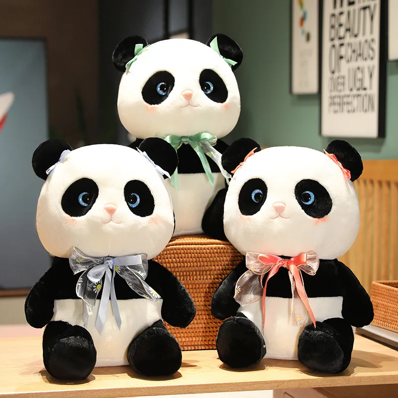 38CM Kawaii Panda with Bow Tie Plush Toys Doll Girls Birthday Gift Soft Cartoon Animal Stuffed Animals Pendant Doll Kids Gifts
38CM Kawaii Panda with Bow Tie Plush Toys Doll Girls Birthday Gift Soft Cartoon Animal Stuffed Animals Pendant Doll Kids Gifts