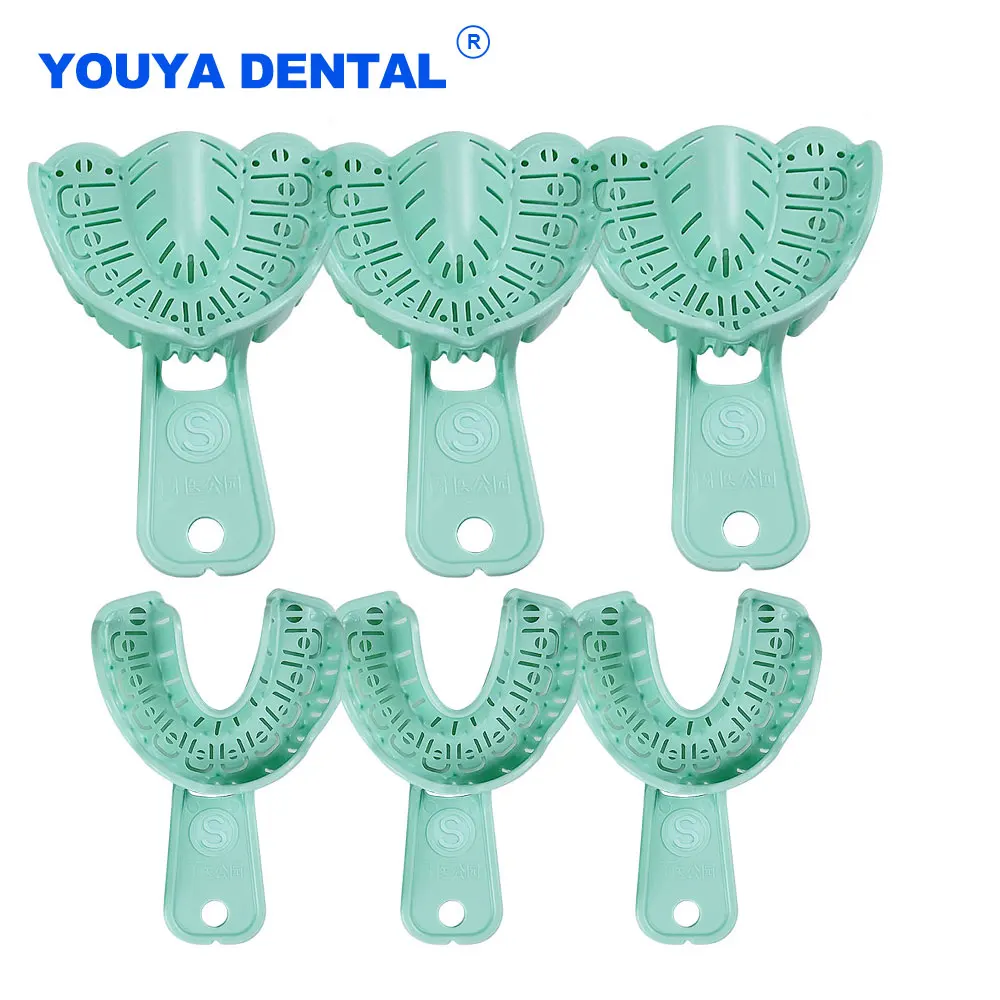 6Pcs/set Disposable Dental Implant Tray Full Mouth Green Partial Mold Tray S M L Plastic Teeth Holder Easy To Fold Baffle Dentis
6Pcs/set Disposable Dental Implant Tray Full Mouth Green Partial Mold Tray S M L Plastic Teeth Holder Easy To Fold Baffle Dentis