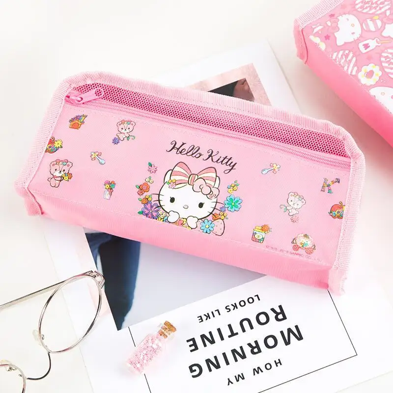 Sanrio Anime Kawaii Hello Kitty Pencil Bag Cute Cartoon Girly Heart Kt Cat Large Capacity Pen Case Stationery Lovely Kids Toys
Sanrio Anime Kawaii Hello Kitty Pencil Bag Cute Cartoon Girly Heart Kt Cat Large Capacity Pen Case Stationery Lovely Kids Toys