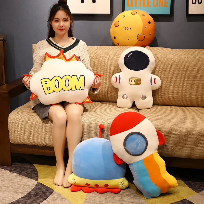 Cartoon Plush Astronaut Spaceship Toy Plush Soft Doll Children's Toys Creative Toys Pillow Cushion Children's Gift Decorations
Cartoon Plush Astronaut Spaceship Toy Plush Soft Doll Children's Toys Creative Toys Pillow Cushion Children's Gift Decorations