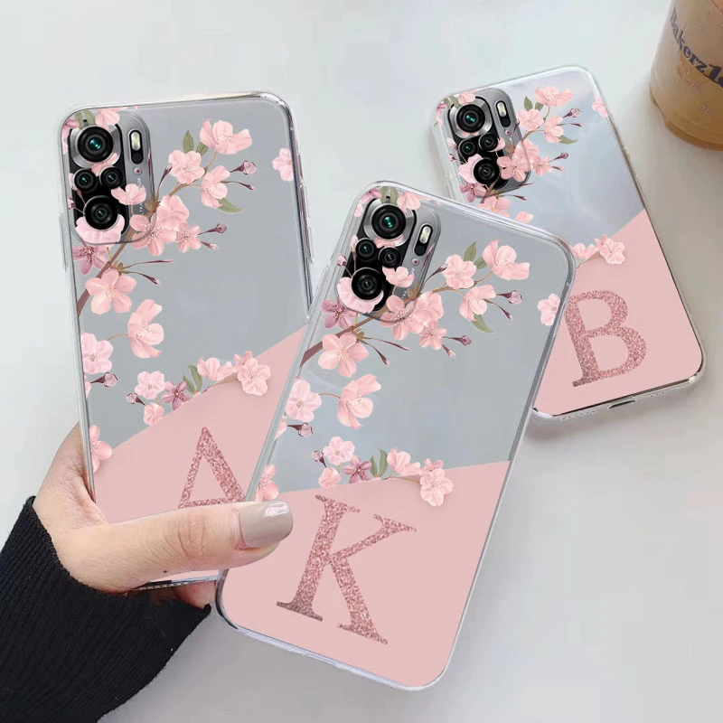 For Redmi Note 10 Pro 10S Case Soft Slim Luxury A-Z Letters Back Cover Shockproof Fundas Clear Bumper For Xiaomi Redmi Note 10
For Redmi Note 10 Pro 10S Case Soft Slim Luxury A-Z Letters Back Cover Shockproof Fundas Clear Bumper For Xiaomi Redmi Note 10